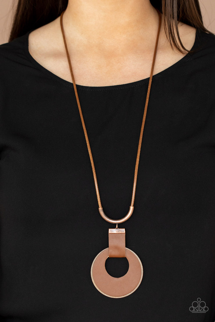Paparazzi Accessories Luxe Crush - Copper Necklace Set