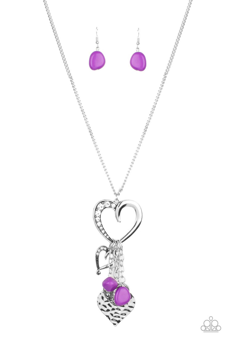 Paparazzi Accessories Flirty Fashionista - Purple Necklace Set