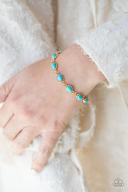 Paparazzi Accessories Desert Day Trip - Blue Bracelet