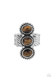 Paparazzi Accessories Peaceful Paradise - Brown Ring