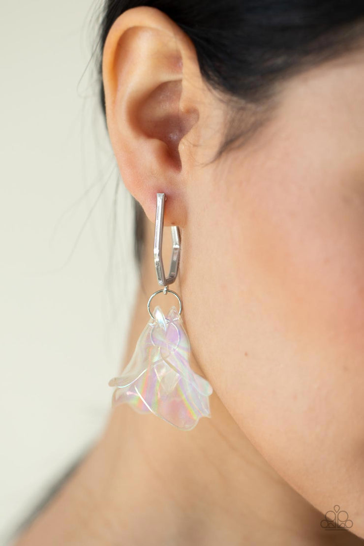 Paparazzi Accessories Jaw-Droppingly Jelly - Silver Earrings