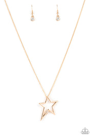 Paparazzi Accessories Light Up The Sky - Gold Necklace Set