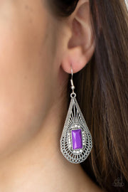 Paparazzi Accessories Deco Dreaming - Purple Earrings