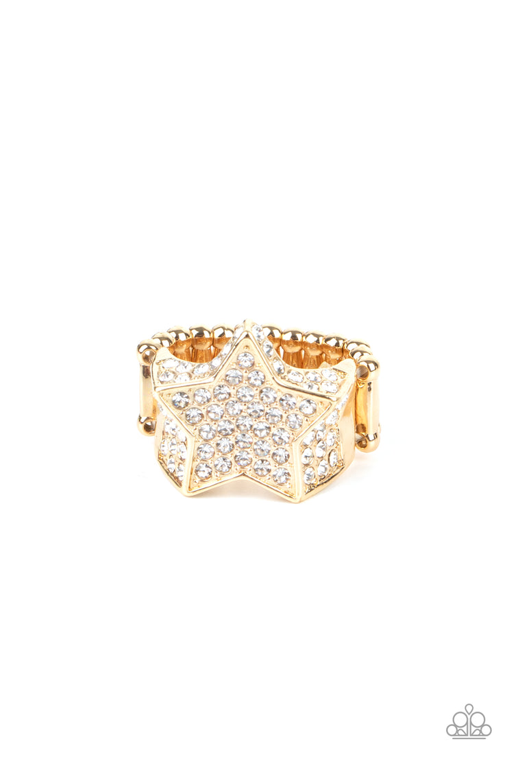 Paparazzi Accessories Here Come The Fireworks - Gold Ring