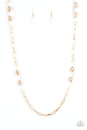 Paparazzi Accessories Have I Made Myself Clear? - Gold Necklace Set