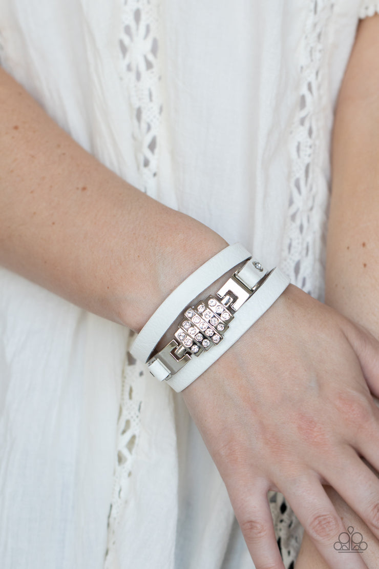 Paparazzi Accessories Ultra Urban - White Bracelet