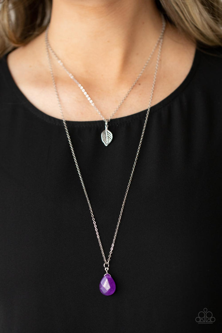 Paparazzi Accessories Natural Essence - Purple Necklace Set