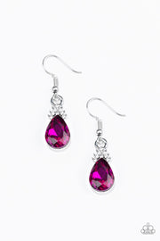 Paparazzi Accessories 5th Avenue Fireworks Pink Earrings
