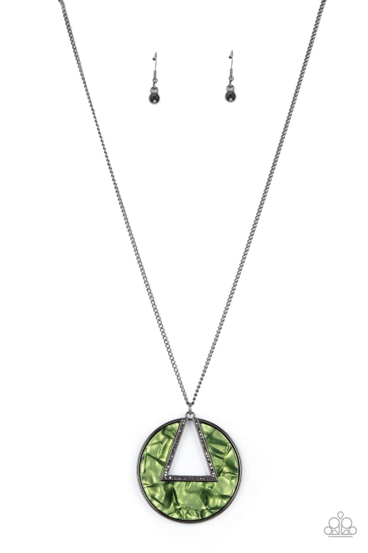 Paparazzi Accessories Chromatic Couture - Green Necklace Set