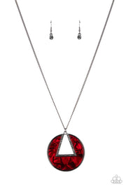 Paparazzi Accessories Chromatic Couture - Red Necklace Set