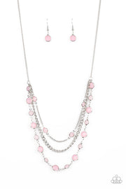 Paparazzi Accessories Goddess Getaway - Pink Necklace Set