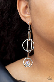 Paparazzi Accessories Park Avenue Princess - White Earrings