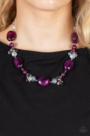 Paparazzi Accessories The Top TENACIOUS - Purple Necklace Set