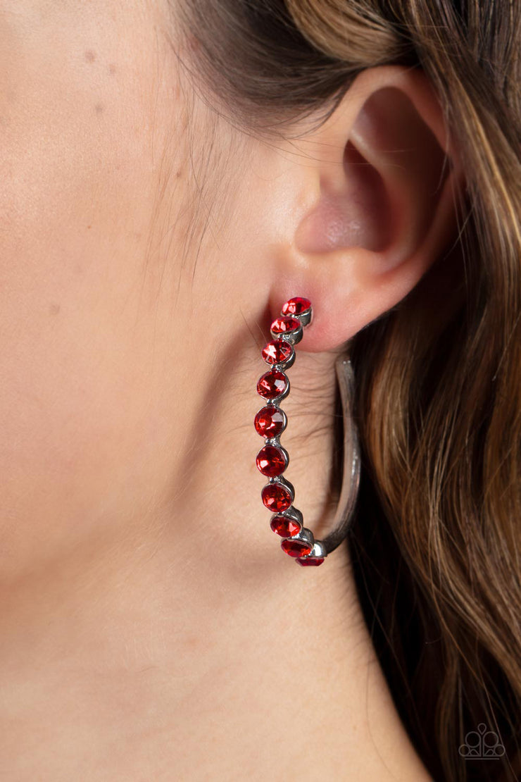 Paparazzi Accessories Photo Finish - Red Earrings