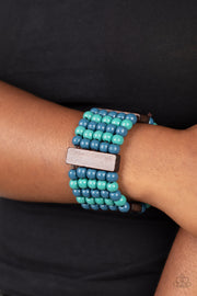 Paparazzi Accessories Island Soul - Blue Bracelet