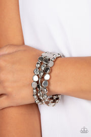 Paparazzi Accessories HAUTE Stone - Silver Bracelet