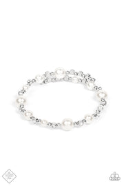 Paparazzi Accessories Chicly Celebrity - White Bracelet