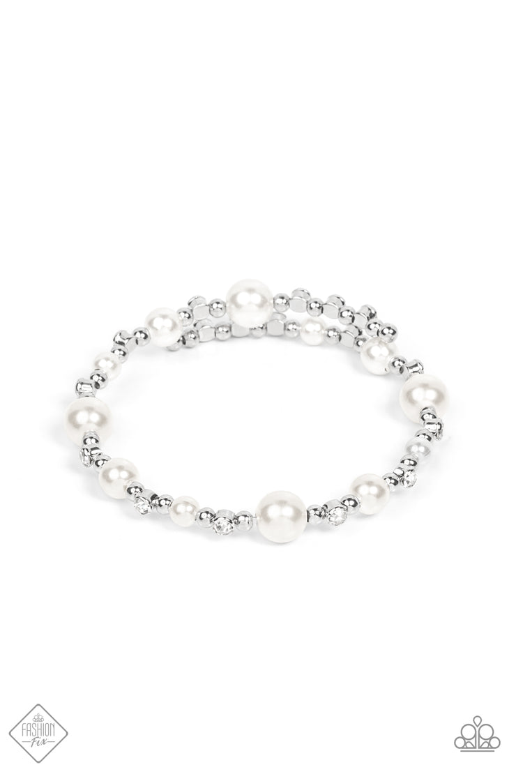 Paparazzi Accessories Chicly Celebrity - White Bracelet
