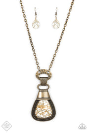 Paparazzi Accessories Rodeo Royale - Brass Necklace Set