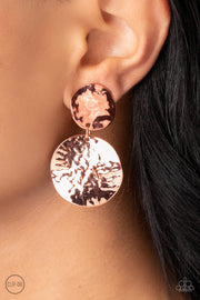 Paparazzi Accessories Rush Hour - Copper Earrings