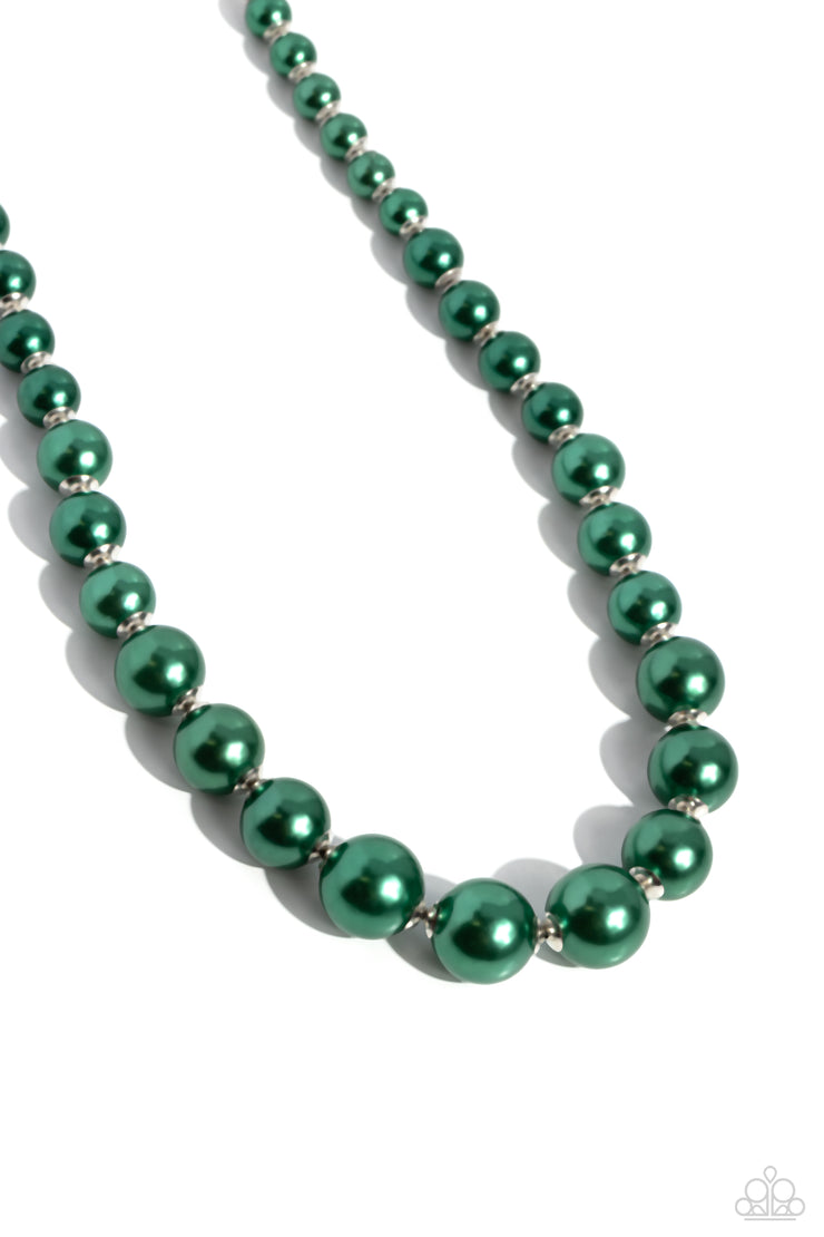 Paparazzi Accessories Manhattan Mogul - Green Necklace