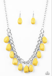 Paparazzi Accessories Take The COLOR Wheel! Yellow Necklace Set