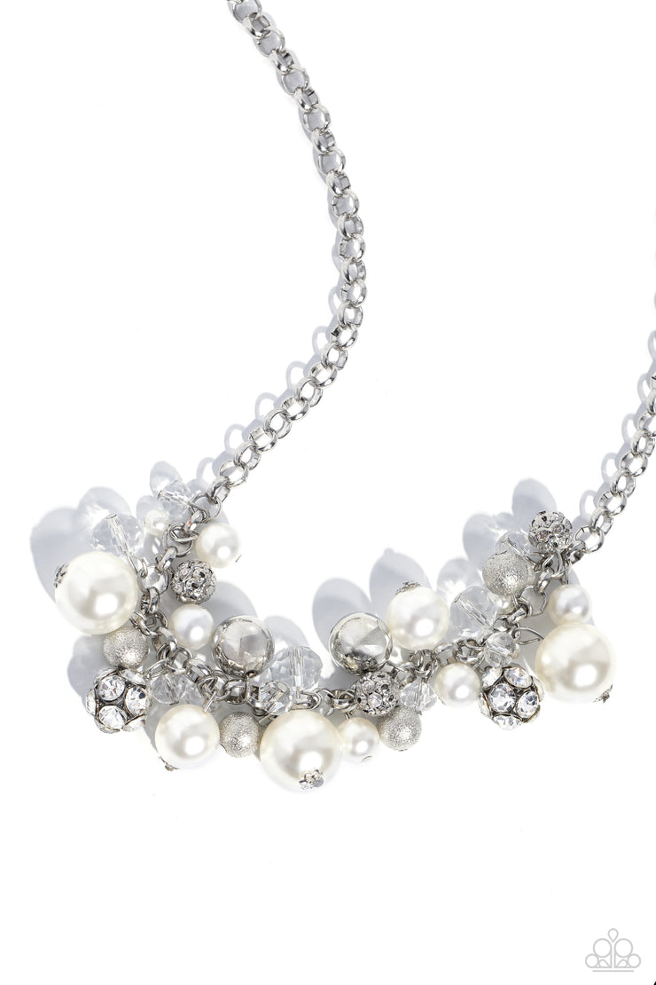 Paparazzi Accessories Corporate Catwalk - White Necklace
