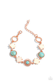 Paparazzi Accessories Sunburst Splendor - Copper Bracelet
