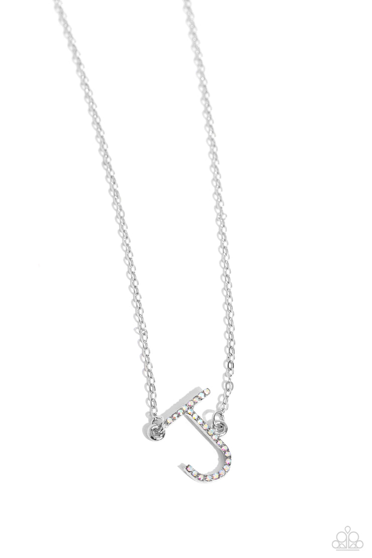 Paparazzi Accessories INITIALLY Yours - J - Multi Necklace