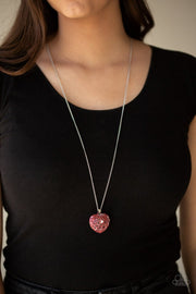 Paparazzi Accessories Love is All Around - Red Necklace Set