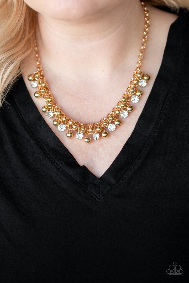 Paparazzi Accessories Wall Street Winner - Gold Necklace