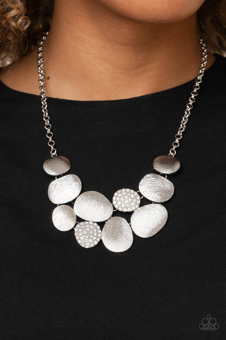 Paparazzi Accessories A Hard LUXE Story White Necklace Set