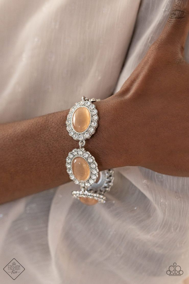 Paparazzi Accessories Demurely Diva Orange Bracelet