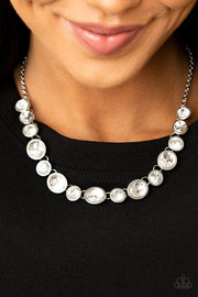 Paparazzi Accessories Girls Gotta Glow White Necklace Set
