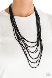 Paparazzi Accessories Totally Tonga - Black Necklace
