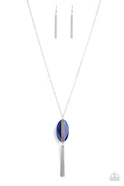 Paparazzi Accessories Tranquility Trend Blue Necklace Set