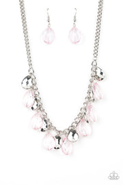 Paparazzi Accessories No Tears Left To Cry - Pink Necklace