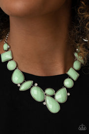 Paparazzi Accessories Mystical Mirage Green Necklace Set