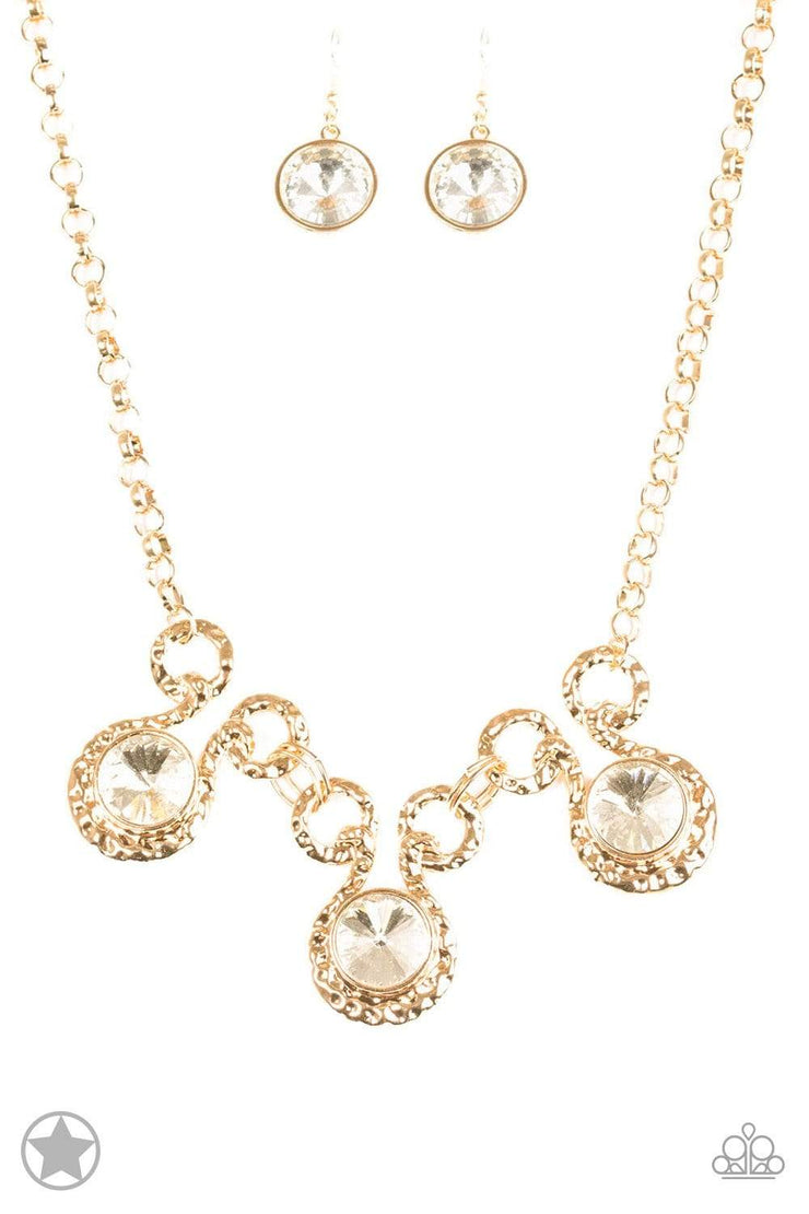 Paparazzi Accessories Hypnotized Gold Necklace Set