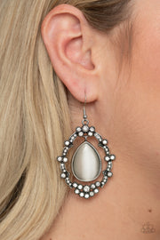 Paparazzi Accessories Icy Eden White Earrings