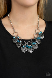 Paparazzi Accessories Very Valentine Blue Necklace Set