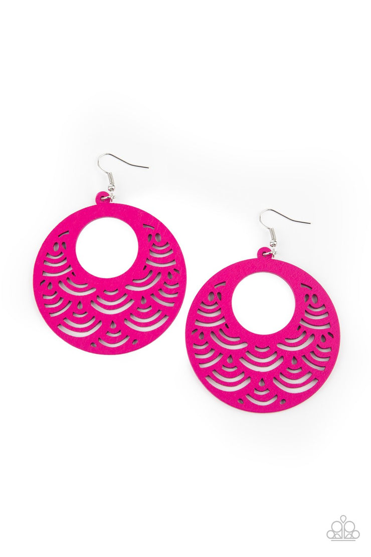 Paparazzi Accessories SEA Le Via! Pink Earrings