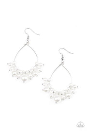 Paparazzi Accessories 5th Avenue Appeal - White Earrings